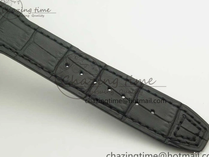 MIROTIME 0213 Pilot Chrono 377725 SS ZF 1:1 Best Edition White Dial on Black Leather Strap A Soft 7183